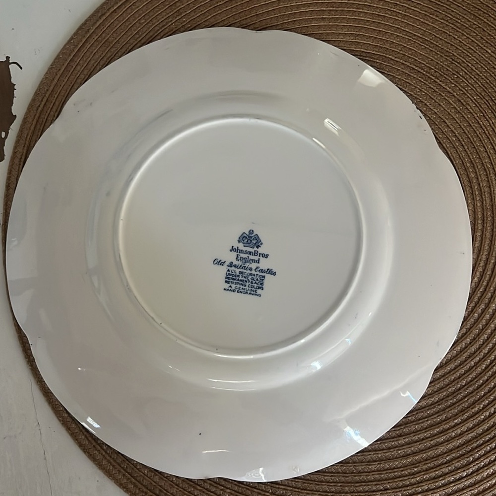 Blue and White Decorative Plate - Picture 2 of 2